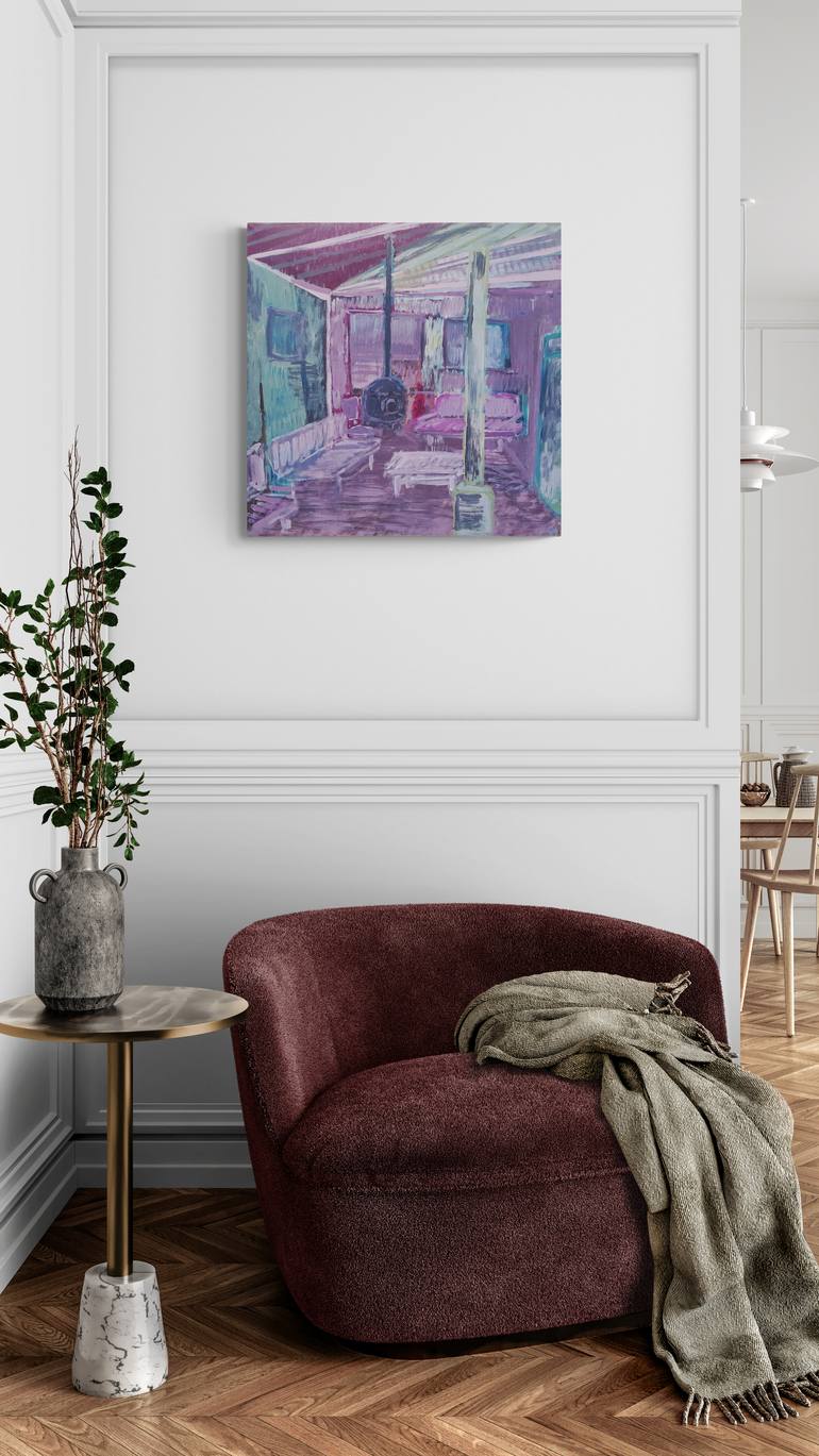 Original Abstract Expressionism Abstract Painting by Meled Taouk