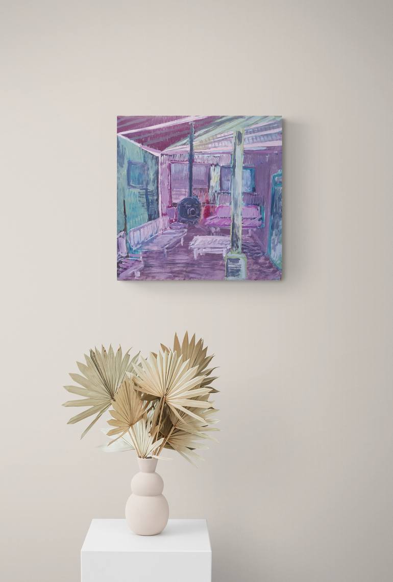 Original Abstract Expressionism Abstract Painting by Meled Taouk