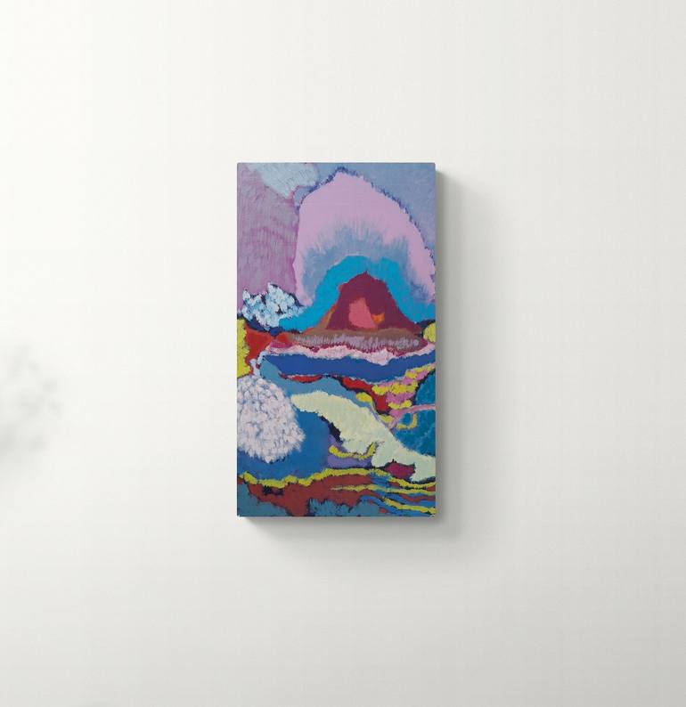 Original Abstract Expressionism Abstract Painting by Meled Taouk