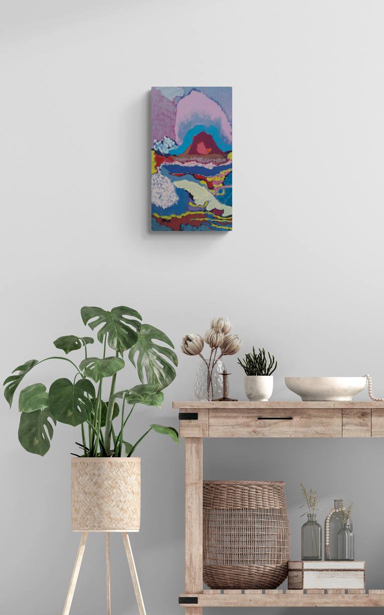 Original Abstract Expressionism Abstract Painting by Meled Taouk