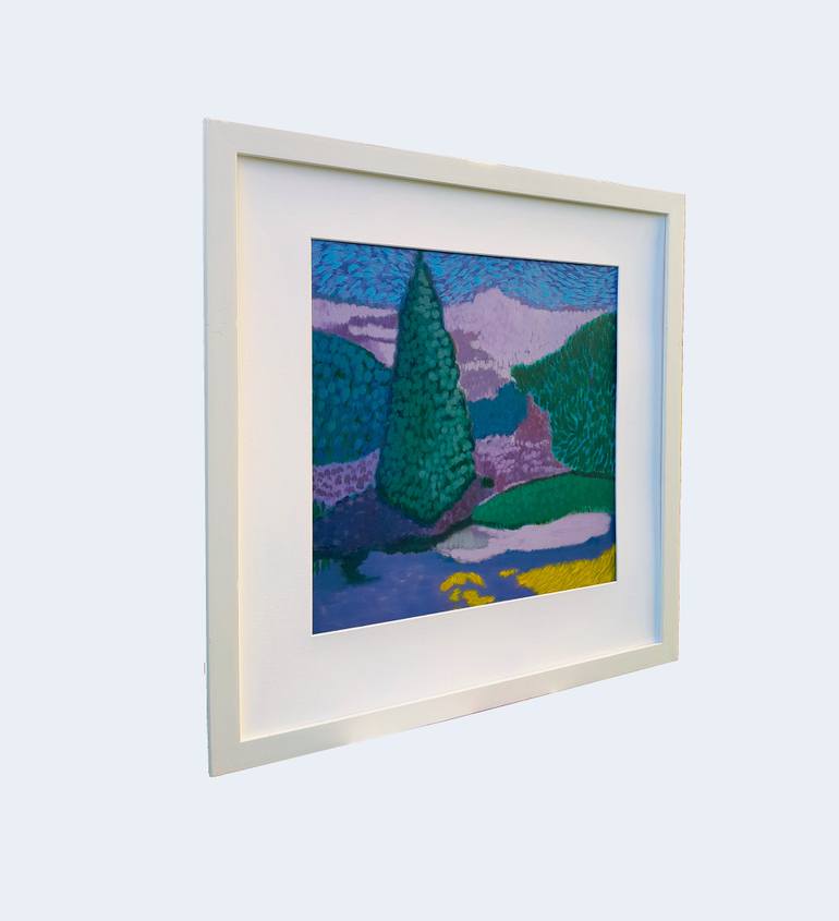 Original Abstract Expressionism Abstract Painting by Meled Taouk