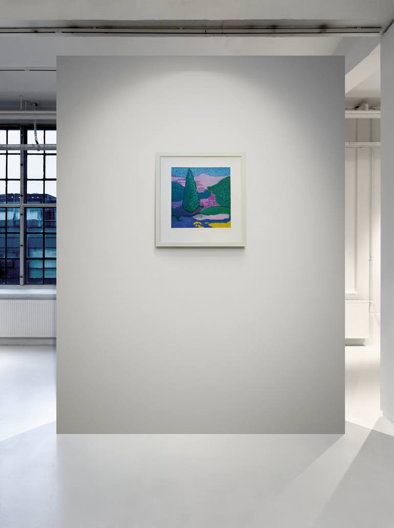 Original Abstract Expressionism Abstract Painting by Meled Taouk