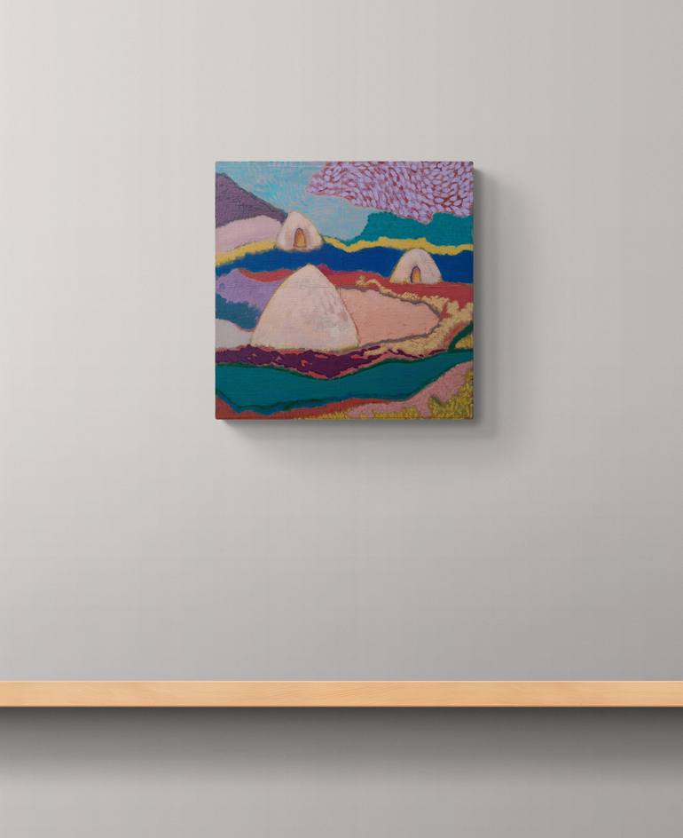 Original Abstract Expressionism Abstract Painting by Meled Taouk