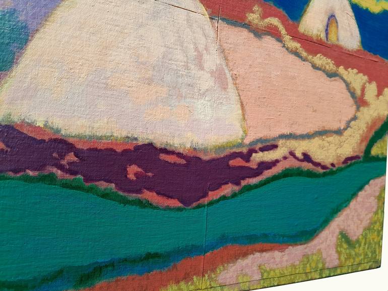 Original Abstract Expressionism Abstract Painting by Meled Taouk