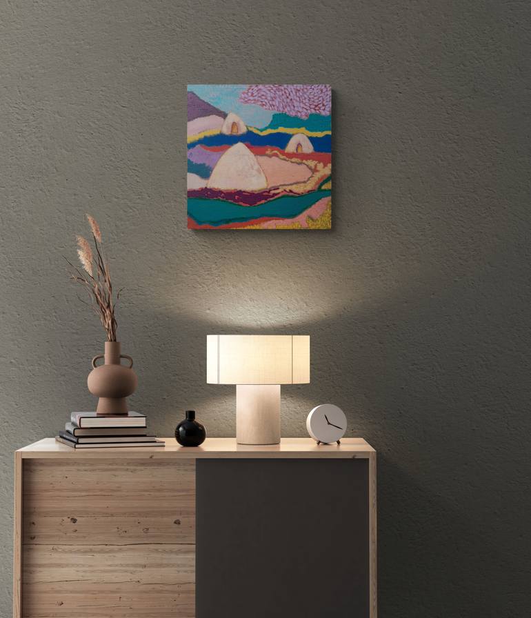 Original Abstract Expressionism Abstract Painting by Meled Taouk