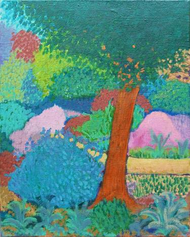 Original Impressionism Abstract Painting by Meled Taouk