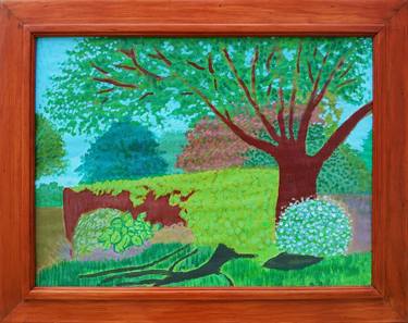 Original Figurative Landscape Painting by Meled Taouk