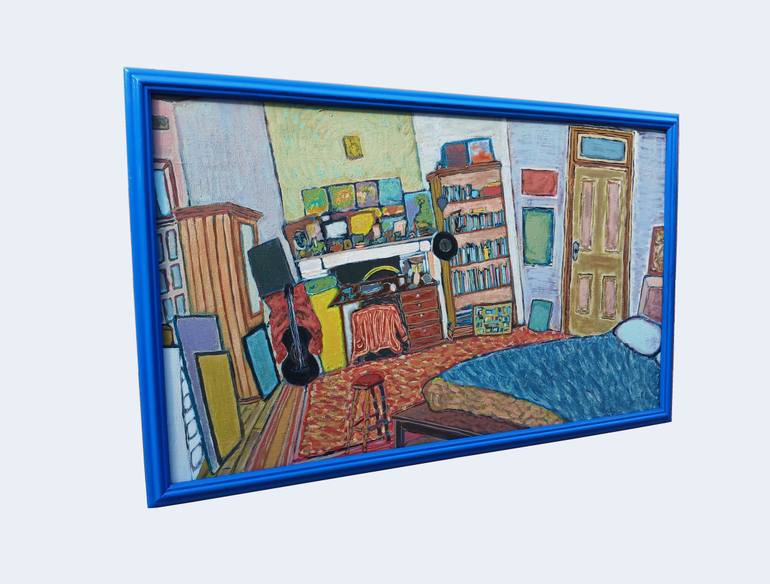 Original Abstract Landscape Painting by Meled Taouk