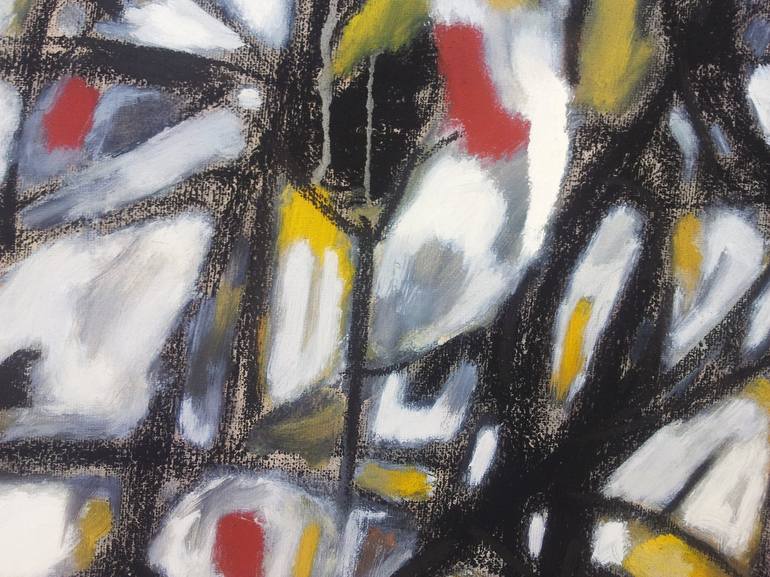 Original Abstract Expressionism Abstract Painting by Meled Taouk