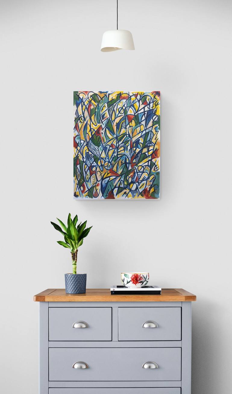 Original Abstract Painting by Meled Taouk