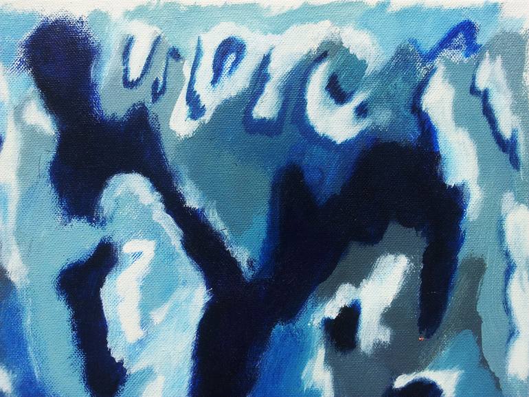 Original Abstract Expressionism Abstract Painting by Meled Taouk