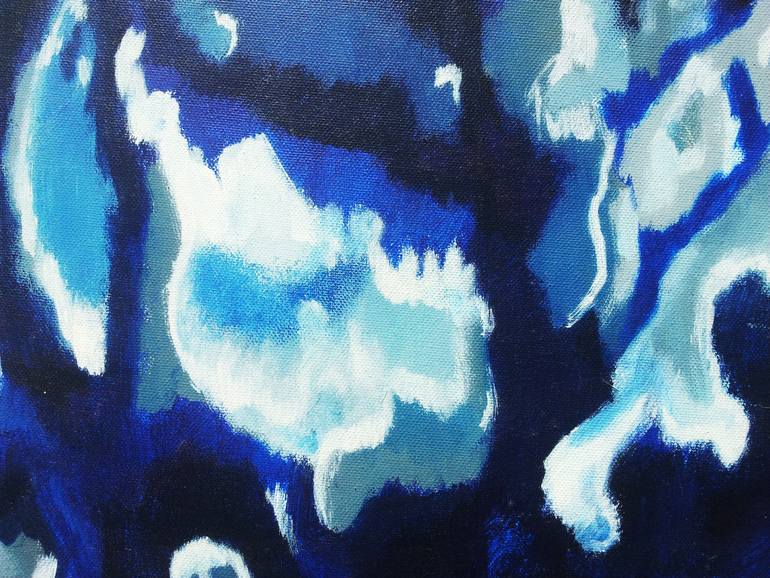 Original Abstract Expressionism Abstract Painting by Meled Taouk