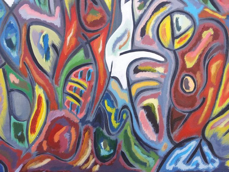 Original Abstract Painting by Meled Taouk