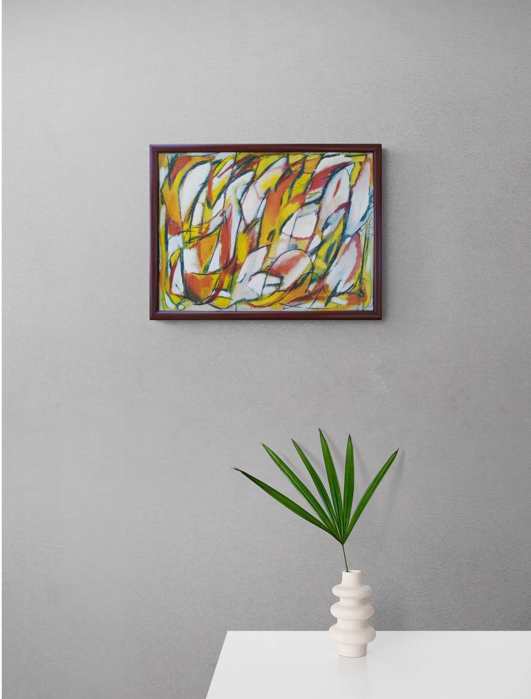 Original Abstract Painting by Meled Taouk