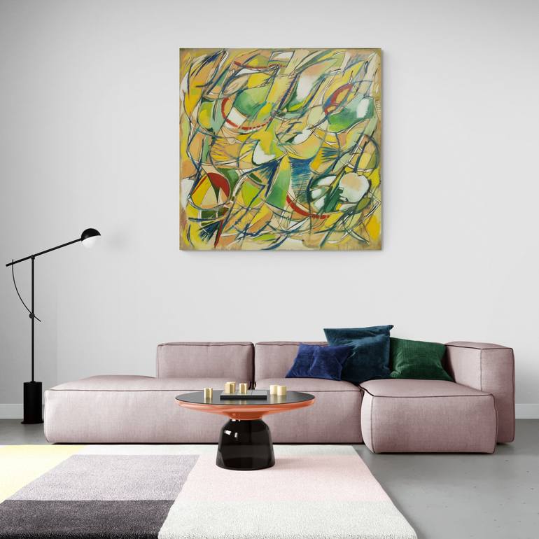 Original Abstract Painting by Meled Taouk