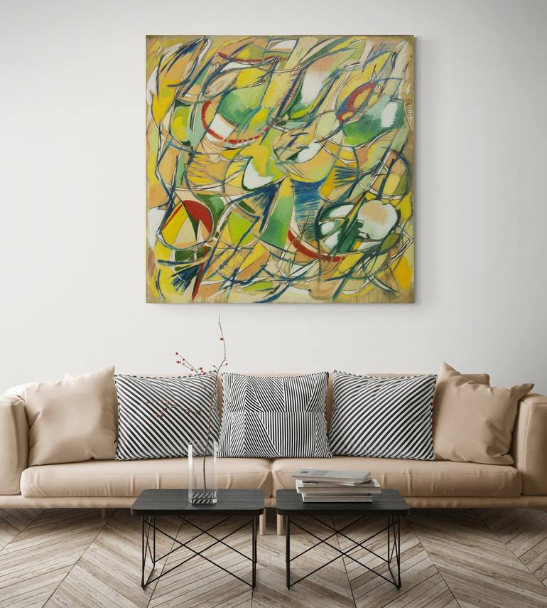 Original Abstract Painting by Meled Taouk