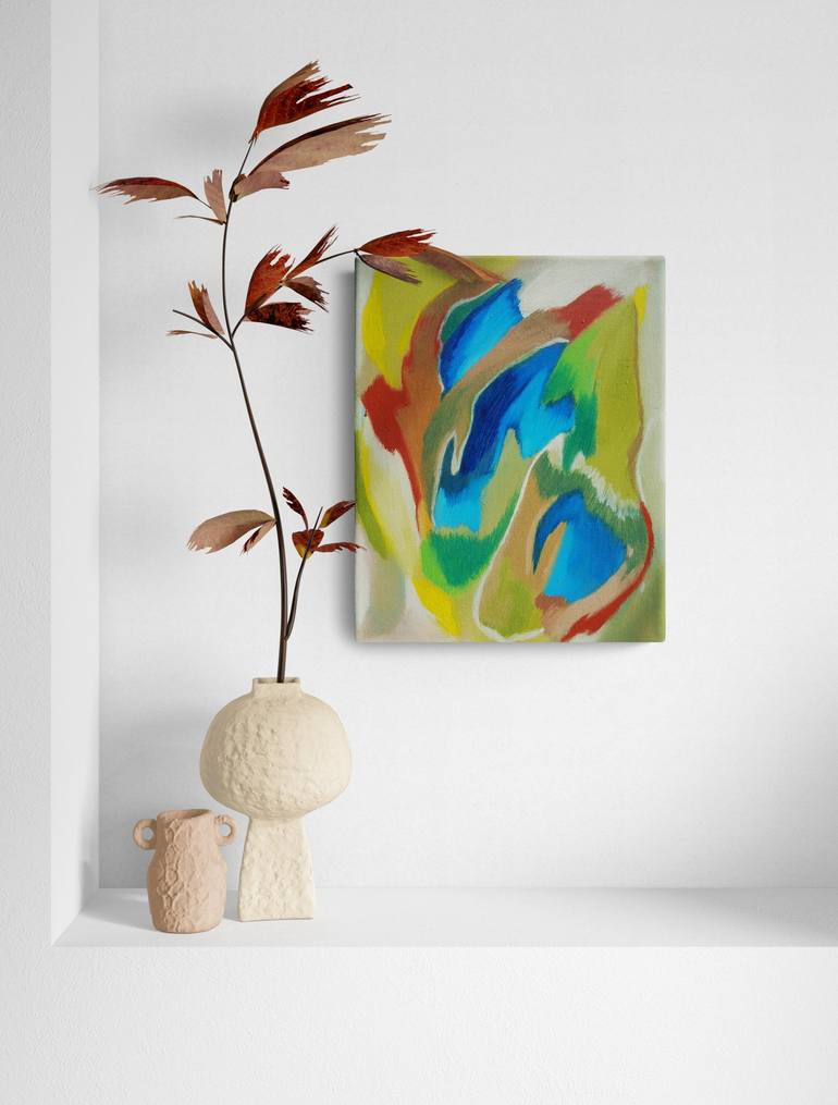 Original Abstract Painting by Meled Taouk