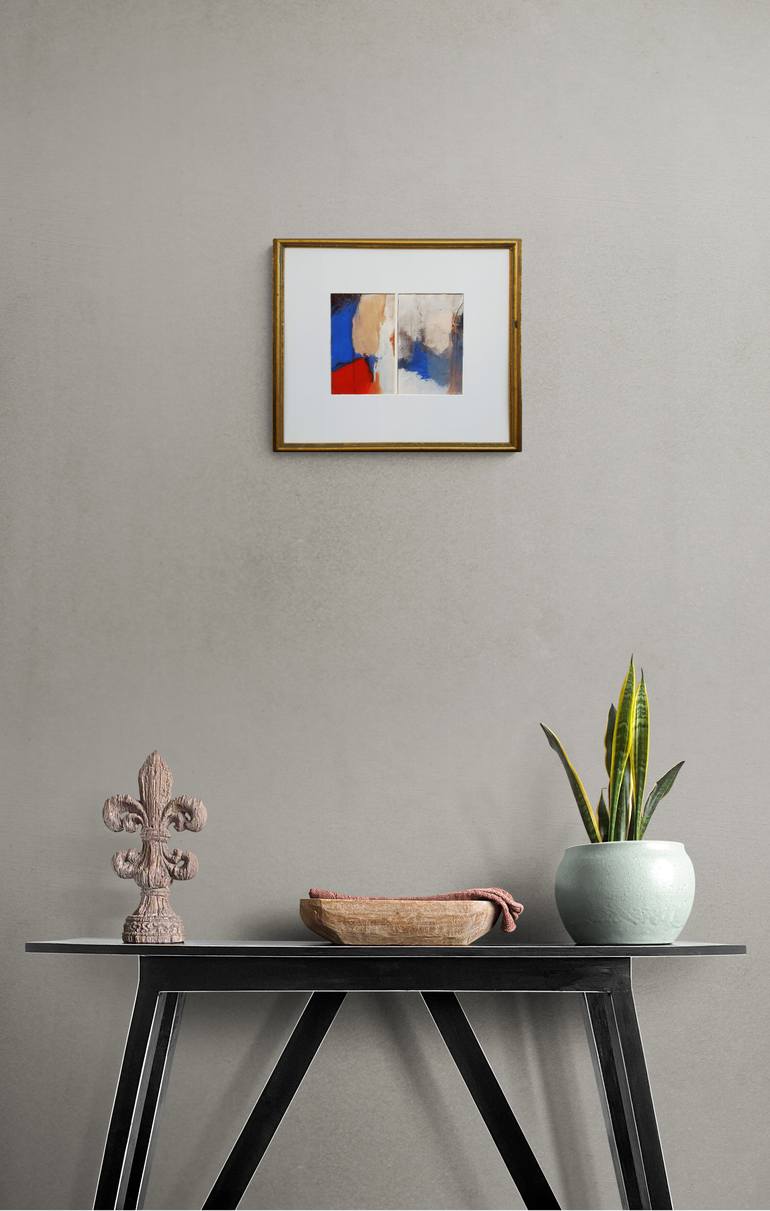 Original Abstract Expressionism Abstract Painting by Meled Taouk