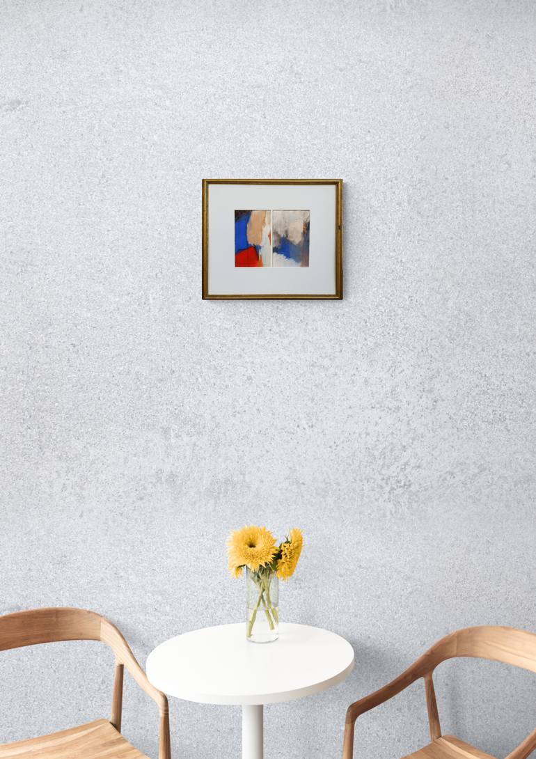 Original Abstract Expressionism Abstract Painting by Meled Taouk