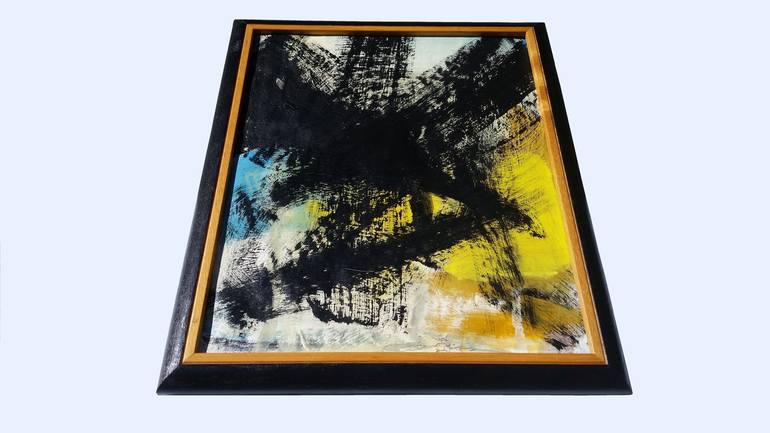 Original Abstract Expressionism Abstract Painting by Meled Taouk