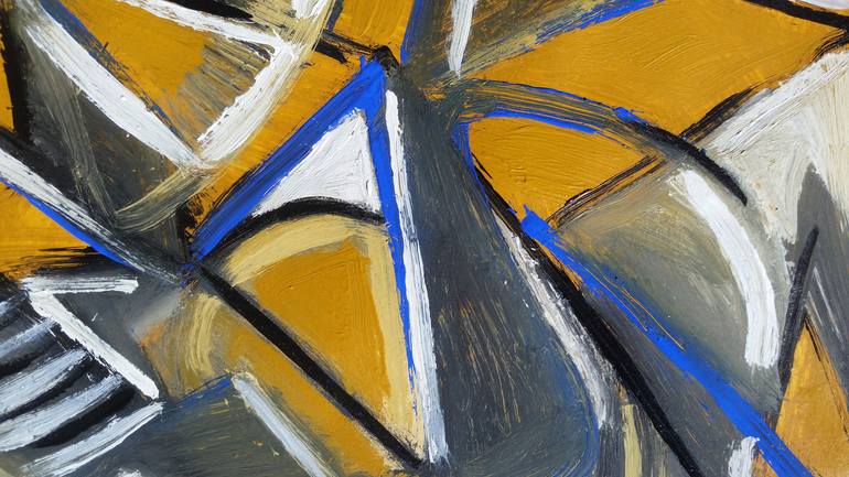 Original Abstract Expressionism Abstract Painting by Meled Taouk