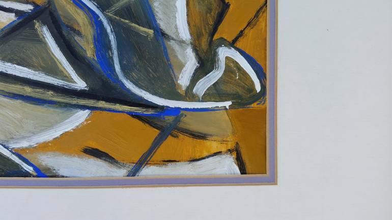 Original Abstract Expressionism Abstract Painting by Meled Taouk
