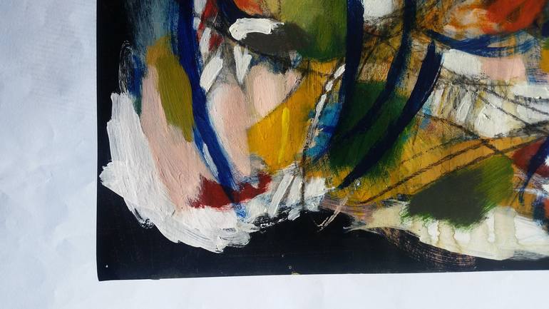 Original Abstract Expressionism Abstract Painting by Meled Taouk