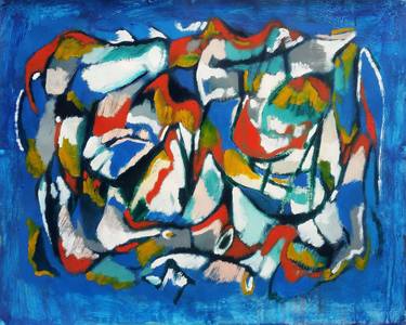 Original Abstract Paintings by Meled Taouk