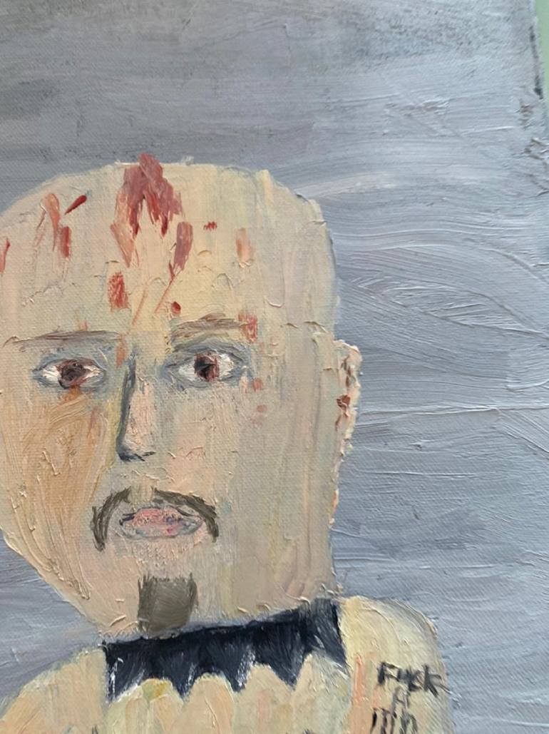 Original Documentary Men Painting by David Abuladze