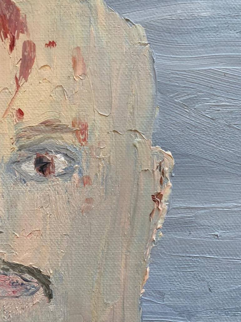 Original Documentary Men Painting by David Abuladze