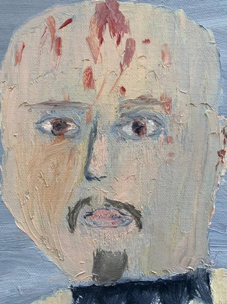 Original Documentary Men Painting by David Abuladze