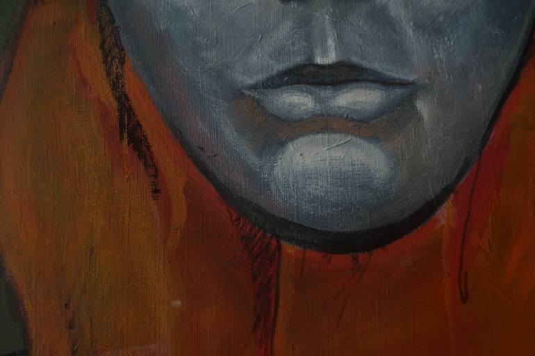 Original Conceptual Women Painting by Drozdova Nadezhda