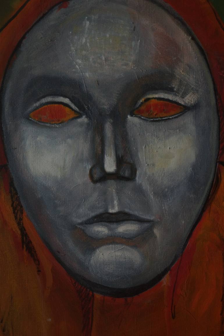 Original Conceptual Women Painting by Drozdova Nadezhda