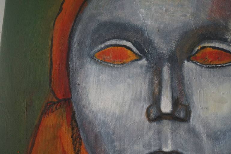 Original Conceptual Women Painting by Drozdova Nadezhda