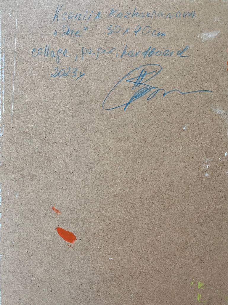 Original Expressionism Body Collage by Ksenia Kozhakhanova