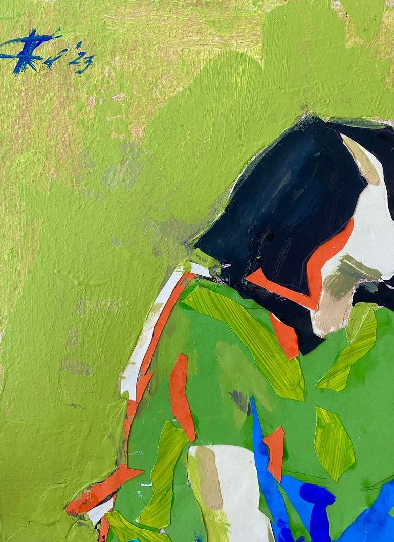 Original Expressionism Body Collage by Ksenia Kozhakhanova