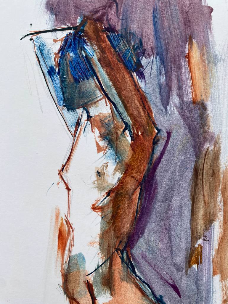 Original Abstract Expressionism Body Painting by Ksenia Kozhakhanova