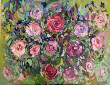 Original Impressionism Floral Paintings by Ksenia Kozhakhanova