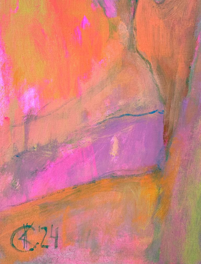 Original Expressionism Women Painting by Ksenia Kozhakhanova