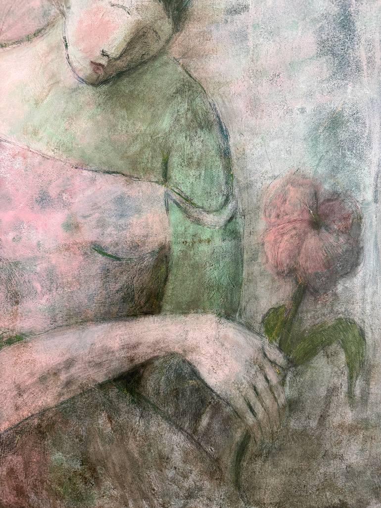 Original Impressionism Women Painting by Ksenia Kozhakhanova