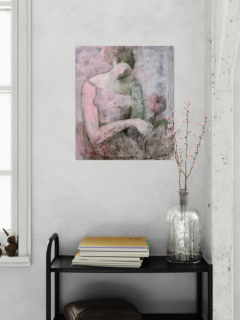 Original Impressionism Women Painting by Ksenia Kozhakhanova