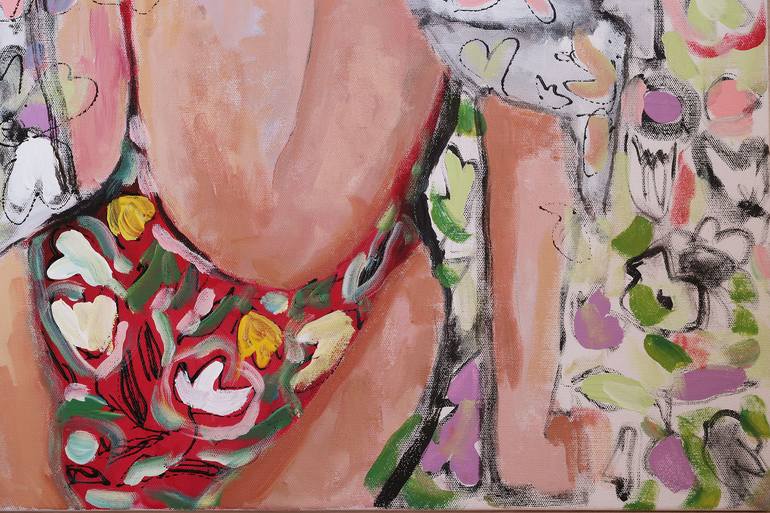 Original Abstract Expressionism Body Painting by Ksenia Kozhakhanova