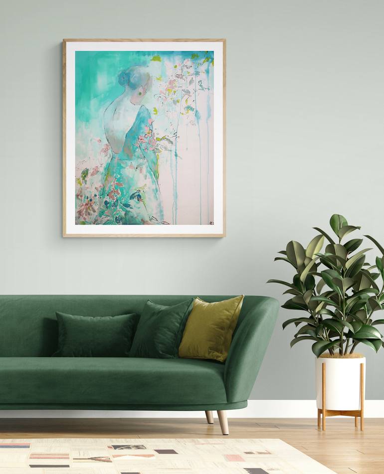 Original Abstract People Painting by Ksenia Kozhakhanova