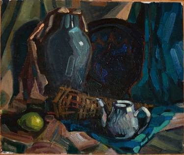 Original Still Life Paintings by Damir Sabitov