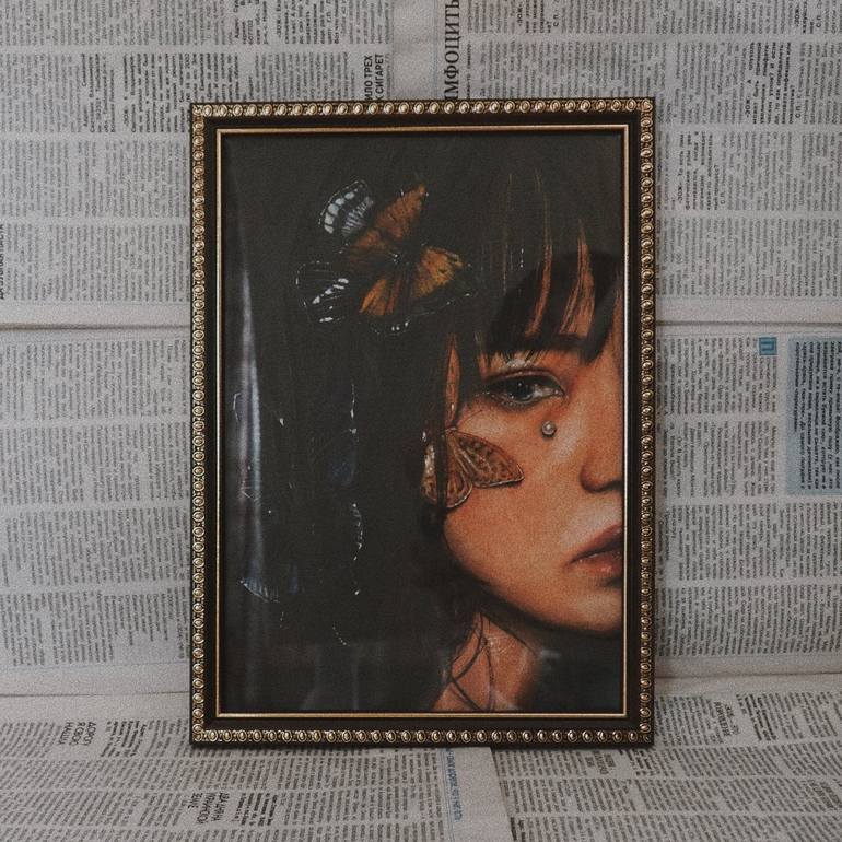 Original Realism Women Painting by Kristina Maslakova