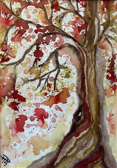 Original Expressionism Tree Paintings by P McG