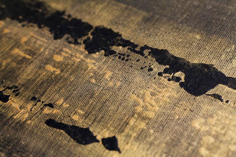 Original Abstract Expressionism Abstract Painting by Matt Anker