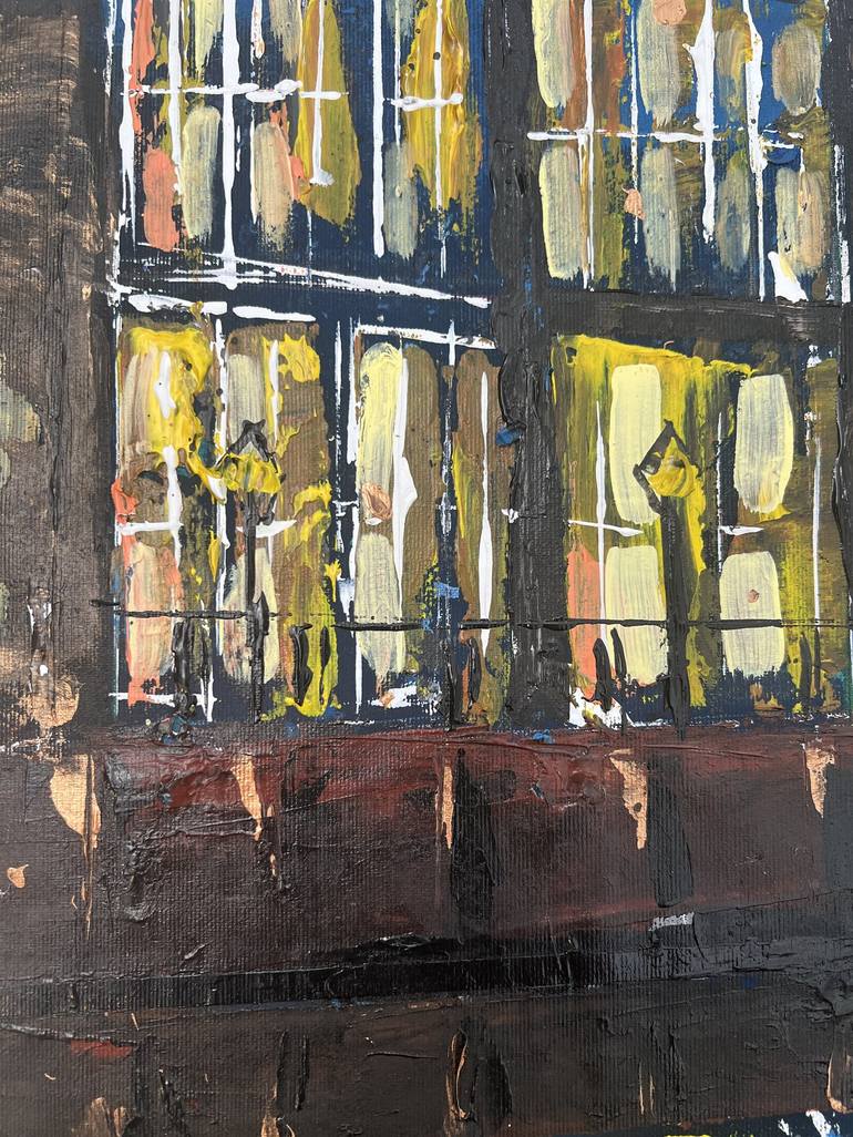 Original Abstract Expressionism Architecture Painting by Wendy van Putten