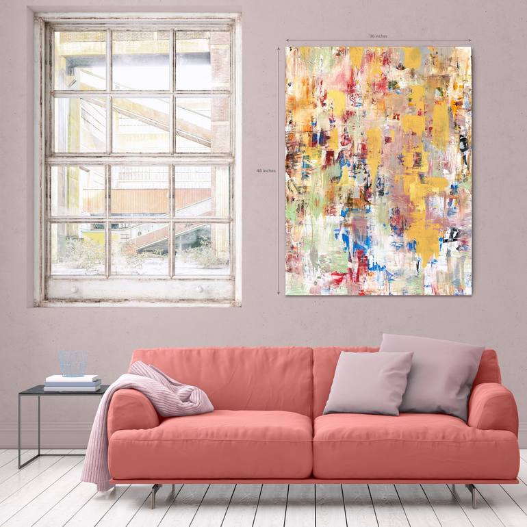 Original Abstract Expressionism Abstract Painting by James Hanrahan