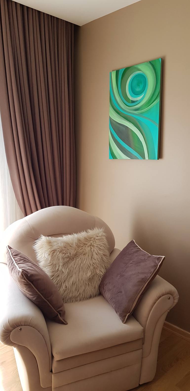 Original Abstract Painting by TANYA EFE